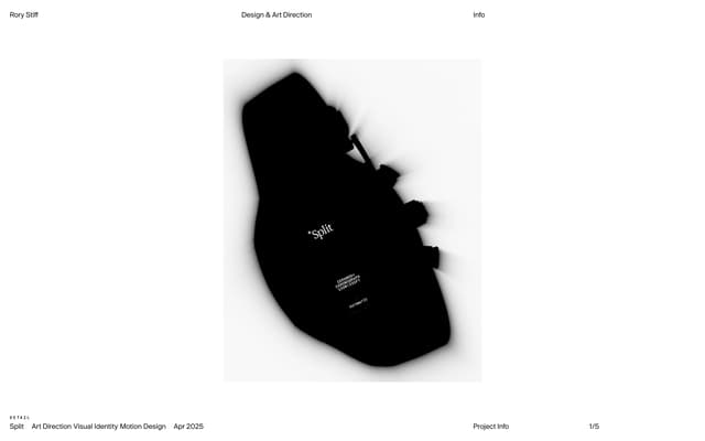 Split Case Study Page on rorystiff.co.uk