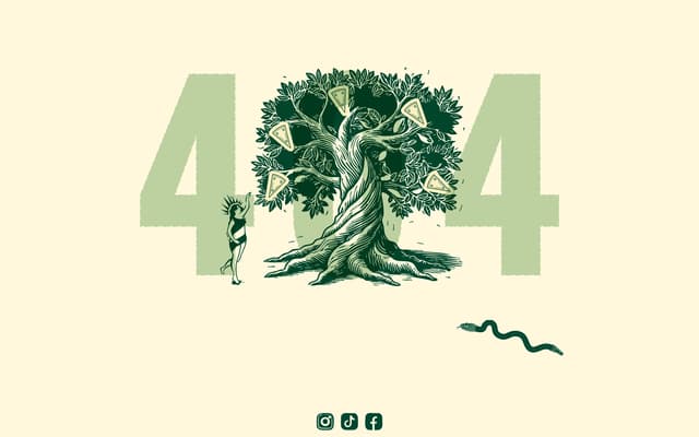 Brand-consistent 404 error page on triplettapizza.com
