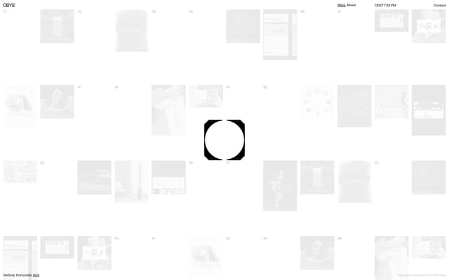 Broken Grid Portfolio on obys.agency