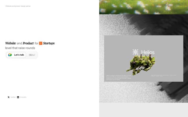 Sticky Split-Screen Portfolio Scroll on sergeybertagnini.com