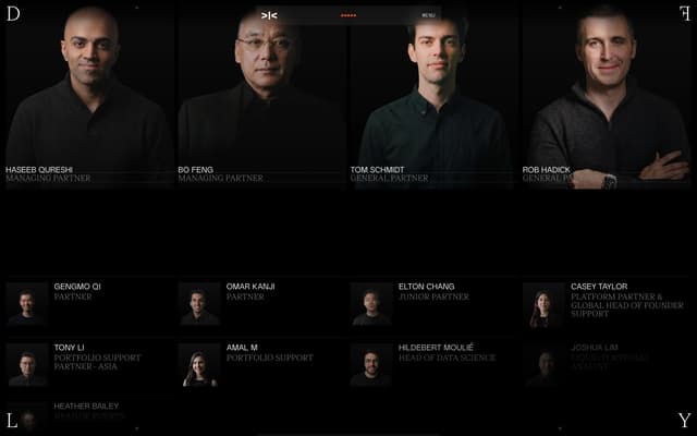 Team Cards — Low-Key Portraits on dragonfly.xyz