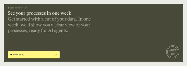 Dark Olive CTA Card with Serif Typography on edra.ai