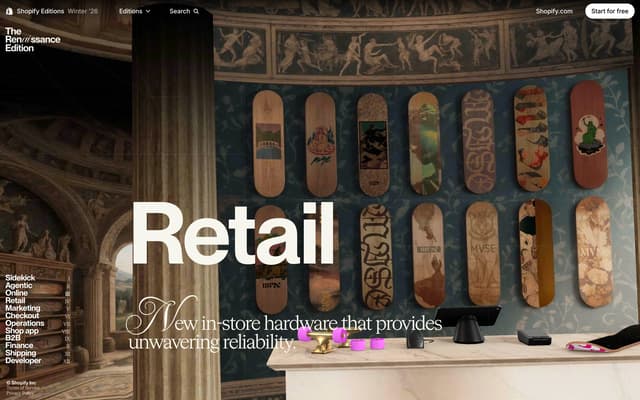 Retail Cathedral Feature on shopify.com