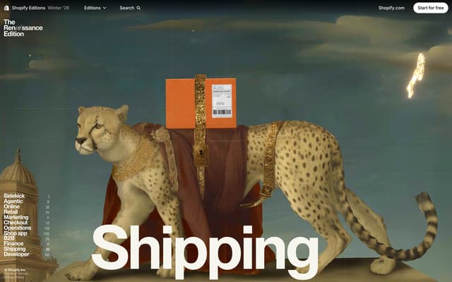 Shipping Cheetah Painting on shopify.com
