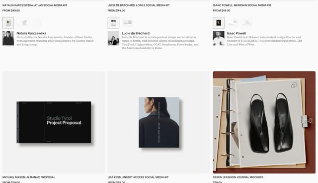 Editorial Product Grid — Shop Collection on studiostandard.com