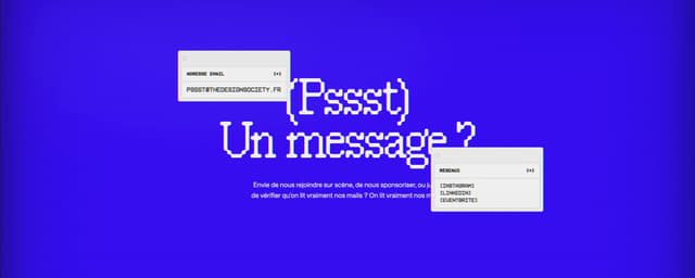 Contact Container Layout on thedesignsociety.fr