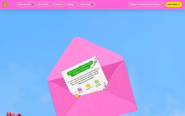 Envelope Testimonials Intro on marina-zakharova.netlify.app
