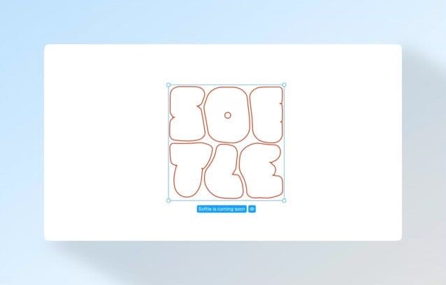 Interactive soft-body typography with container-aware morphing on softle.app