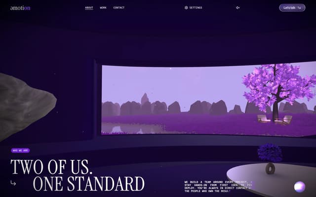 Who We Are — 3D Window on emotion-agency.com