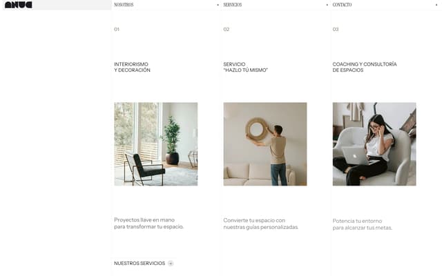Numbered Services List on anuchome.com