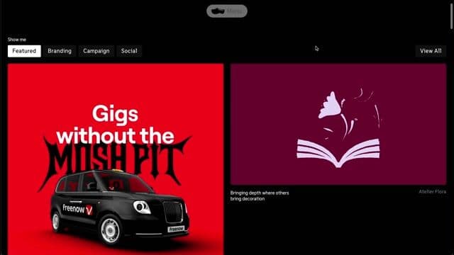 Morphing pill-to-bar navigation on saboteur.studio
