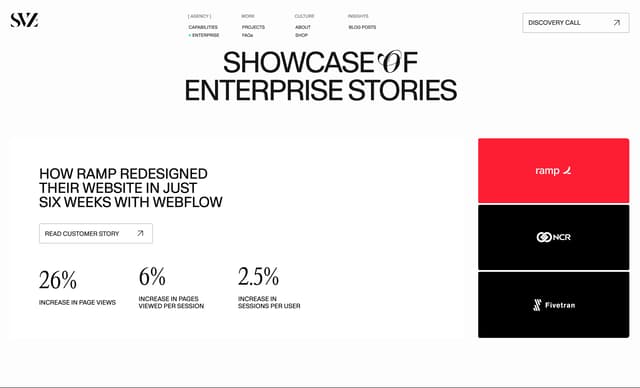 Serif Milestones with Client Sidebar on svz.io