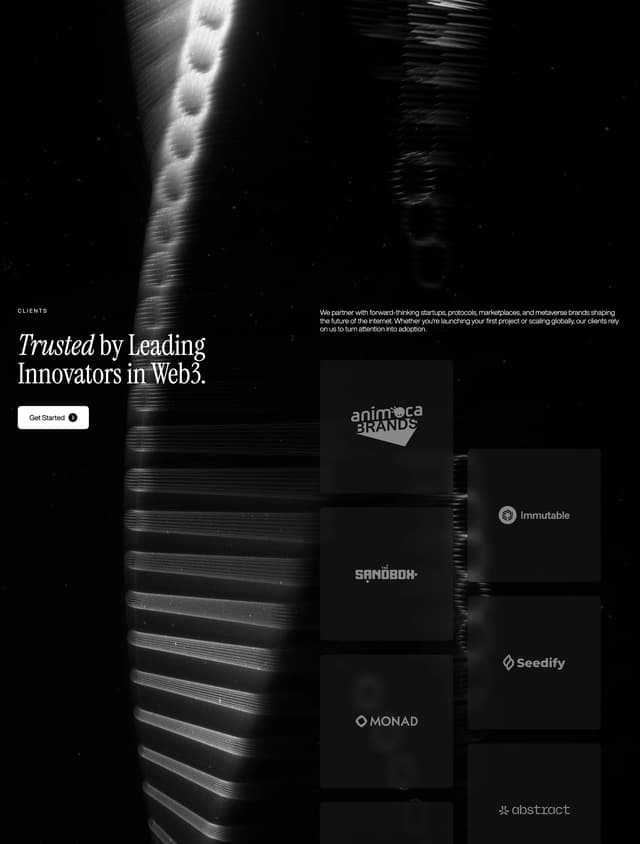 Staggered Client Logo Grid on ascendmarketing.xyz