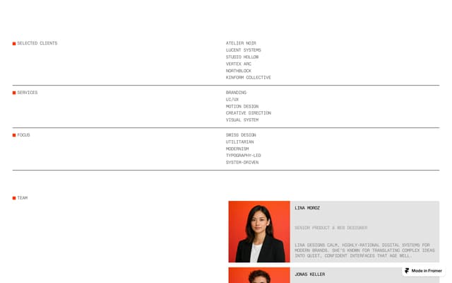 Client List on orbsstudio.framer.website