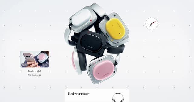 Headphone (a) Showcase on nothing.tech