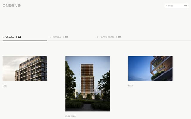 Staggered Modular Portfolio on onsene.com