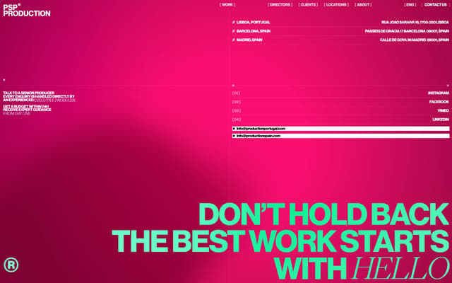 Ghost-Type Contact with Bracketed Labels on productionportugal.com