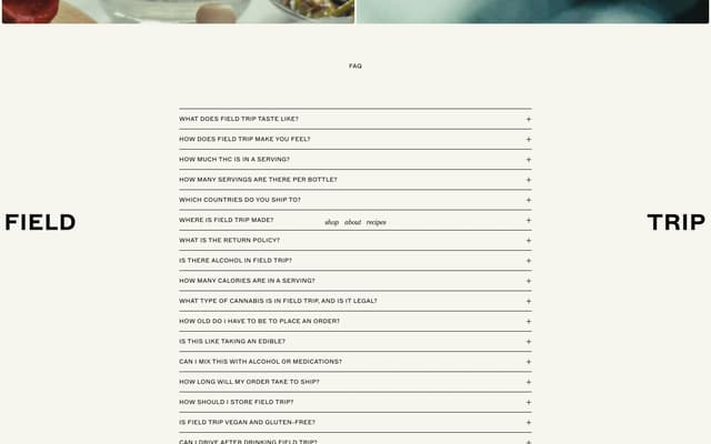 FAQ with Flanking Wordmark on sipfieldtrip.com