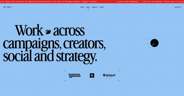 Portfolio Hero Entry on yrstruly.uk