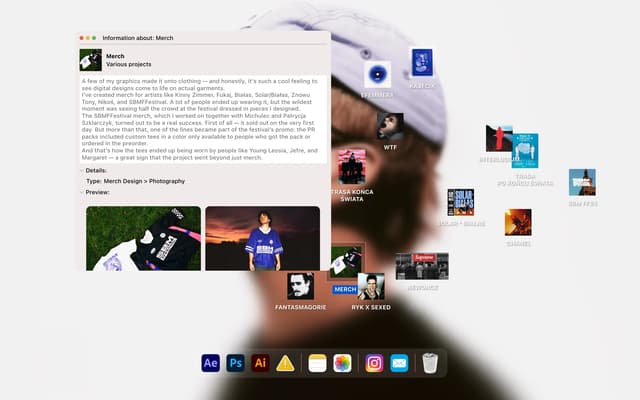 Finder Modal — Merch Gallery on bychudy.com