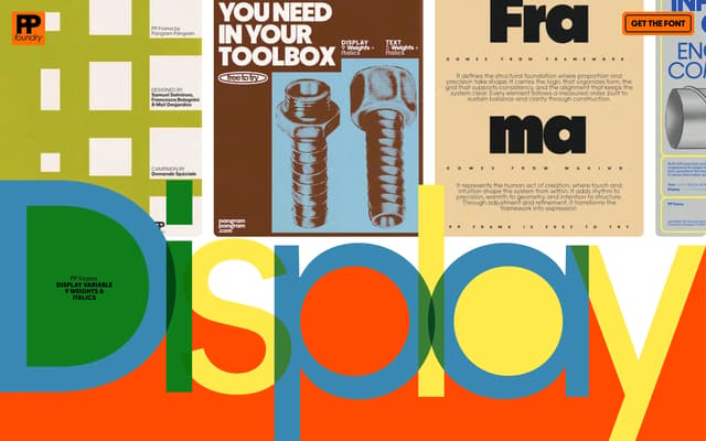 Dense Modular Specimen Grid on pp-frama.com
