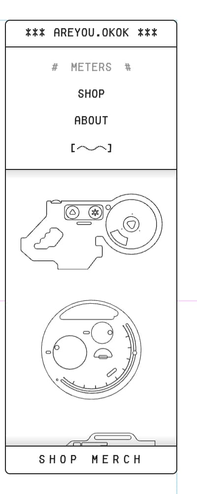 Schematic Sidebar Navigation on areyou.okok.services