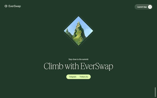 Footer — Diamond Frame CTA on everswap.com