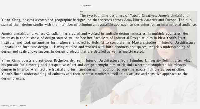 Accordion Founders with Background Portrait on yatofu.com