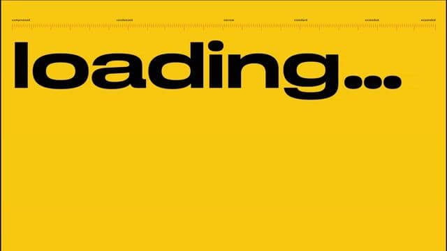 Vertical slide transition with variable font loading state on gt-standard.com