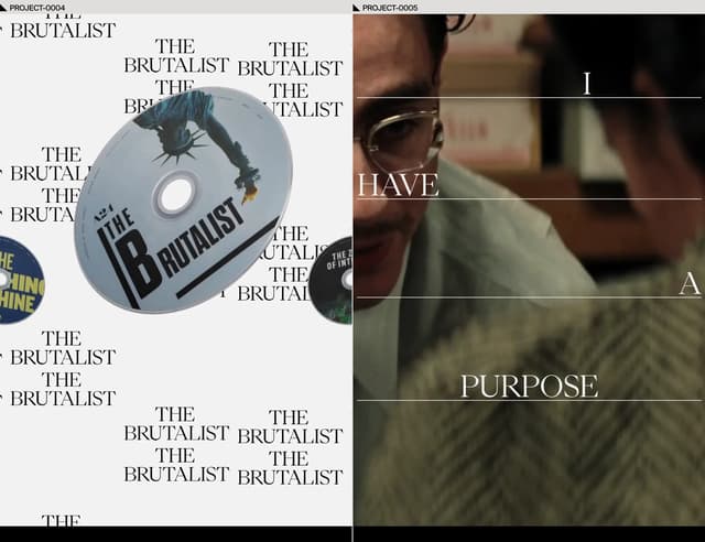 Brutalist Film Grid Showcase on a24.raviklaassens.com