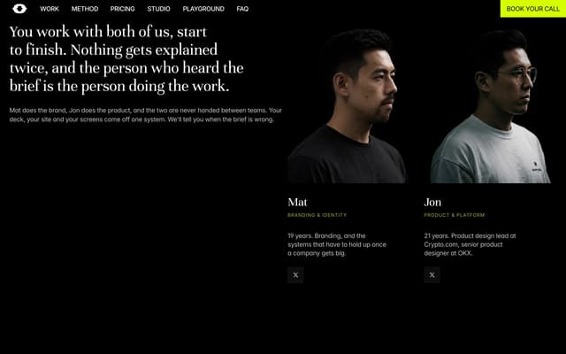 Studio Team Portraits on limestud.io