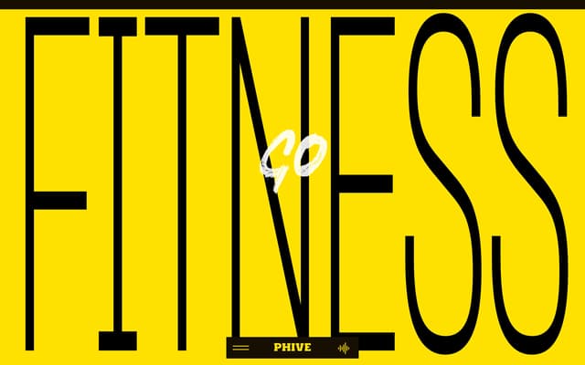 Vertical FITNESS Typography on phive.pt