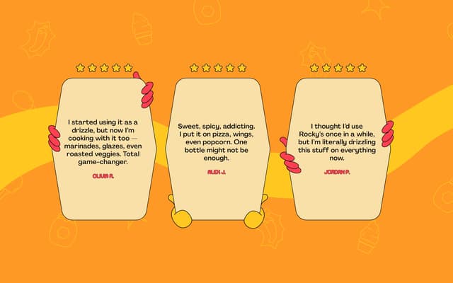 Trapezoidal Testimonial Cards on rockyshothoney.com