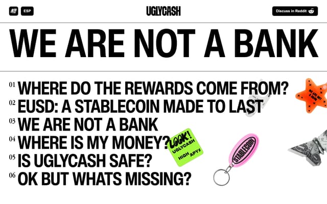 Superscript Numbered FAQ List on ugly.cash