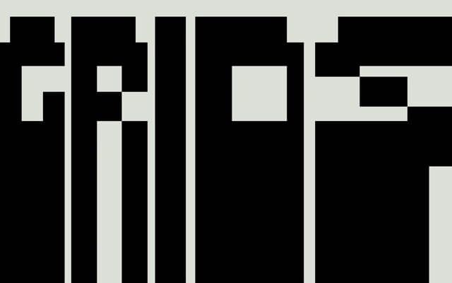 Modular wordmark preloader that fills the screen and folds into a header strip on grids03.obys.agency