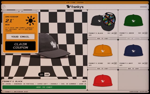 Franky's Hats — Product Selected on frankys-hats.com