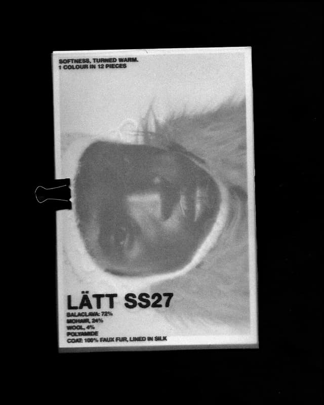 Monochrome editorial card with heavy grain and brutalist typography on instagram.com