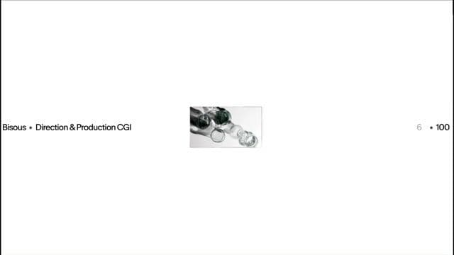 Minimalist loader with vertical image stack and counter on bisous-production.com