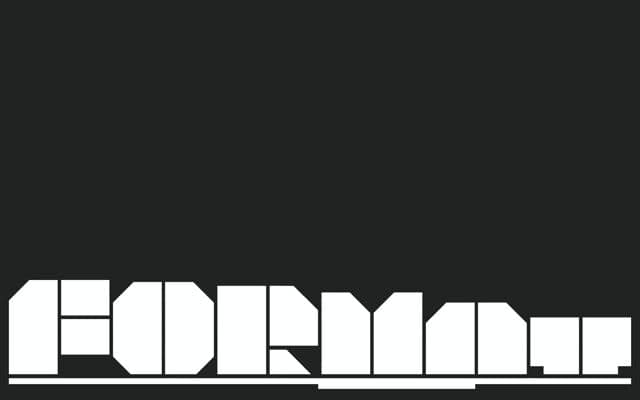 Loader that zooms down a column of shapes into the first card on format.obys.agency