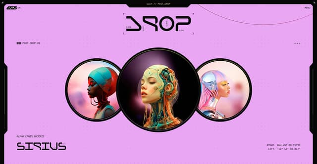Y2K Past-Drops Cards on dich-fashion.webflow.io