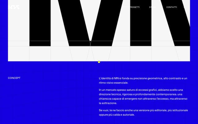 Construction Grid Typography Overlay on k95.it