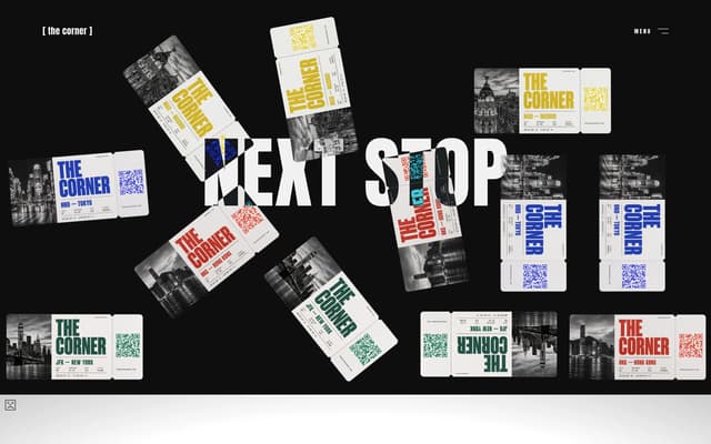 Boarding Pass Card Collage on thecornerandco.com