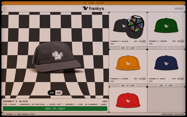 Franky's Hats — Full Page on frankys-hats.com