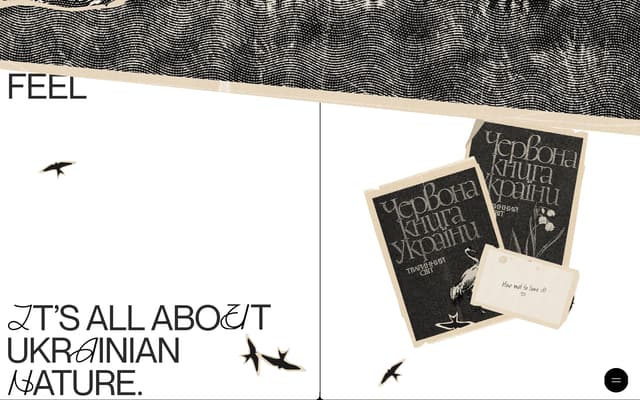 Book Spread with Bird Silhouettes on themessagetoukraine.obys.agency