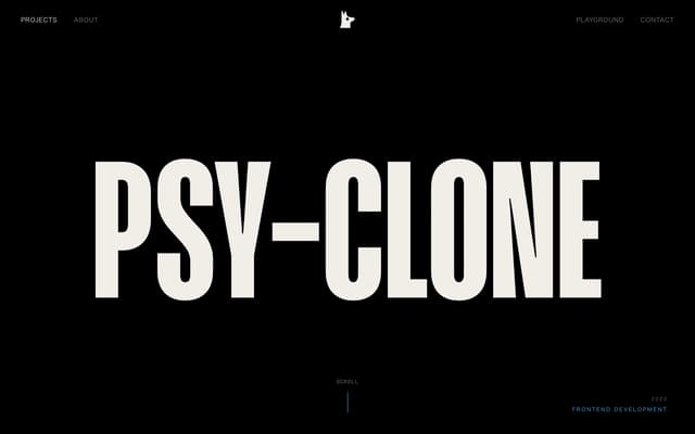 Ultra-Condensed Type Case Study Hero on yutaabe.com