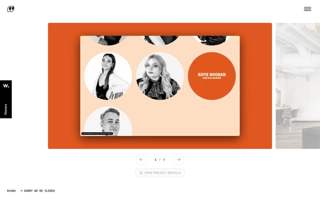 Color-Flood Carousel with Circular Masks on reallyupthere.com