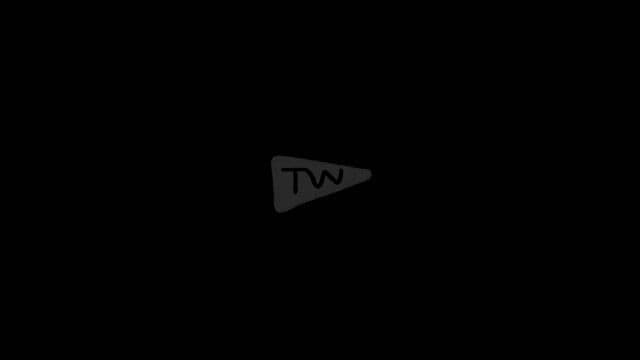 High-contrast hero with kinetic typography and logo transition on tinywins.com