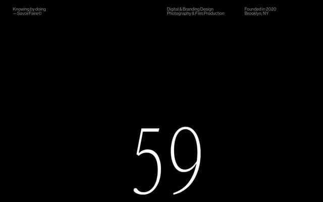 Preloader Animation on savoirfaire.nyc