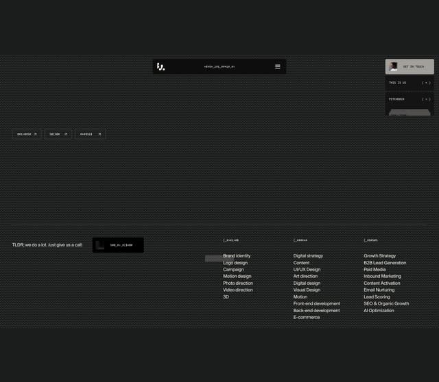 Grid-split services with micro-labels on lamalama.com