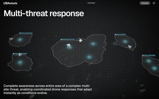 Multi-Threat Response Topo HUD on usavionix.com
